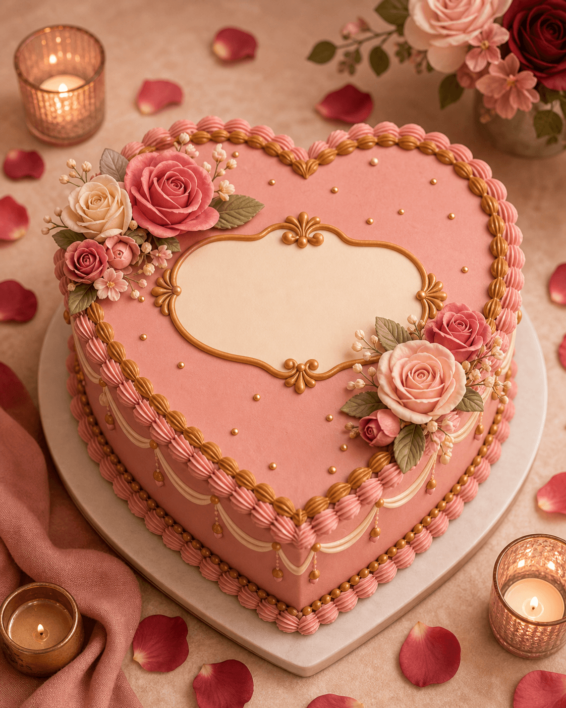 Heart cakes